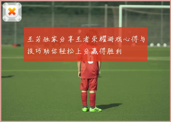 王芳独家分享王者荣耀游戏心得与技巧助你轻松上分赢得胜利